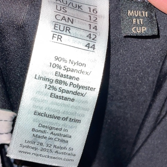 Niptuck Swim Animal Print Slimming One Piece bathing suit - Picture 5 of 6